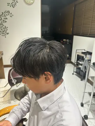 ミディアム メンズ レイヤーカット/艶髪 /パーマaikoのヘアスタイル