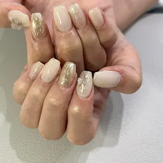 ネイル Ray. ちゅるん系ニュアンスのネイルデザイン