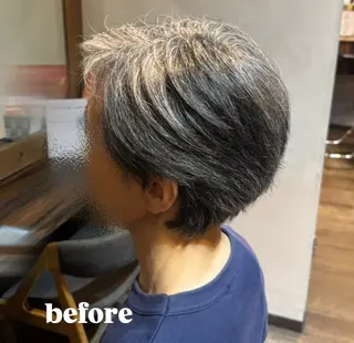 ミディアム メンズ メンズカットモデル 無料Ai🌙松本のヘアスタイル