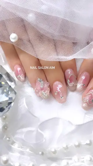 ネイル ネイルサロンAim 河原町［ヘアセット　ヘアエクステ　着付　専門店］所属・AIM 百夏のネイルデザイン