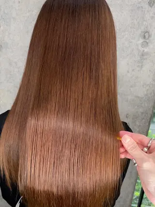 セミロング カラー エクラート銀座所属・🌈韓国ヘア KOUSUKE🌈のヘアスタイル