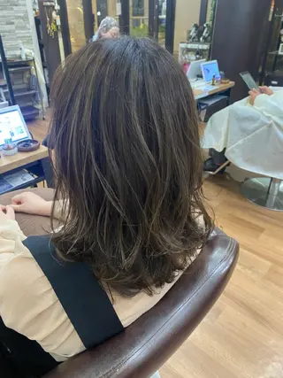 セミロング 松村 崇弘のヘアスタイル