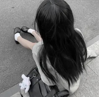 ロング カラー 韓国風暗髪🐈⬛ 🩶KOUMIのヘアスタイル