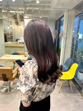 ロング カラー shiho︎🌟/ 髪質改善カラーのヘアスタイル