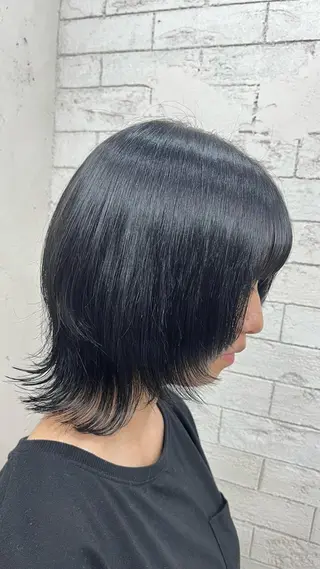 ミディアム 艶髪ブリーチカラー 💗manaka💗のヘアスタイル