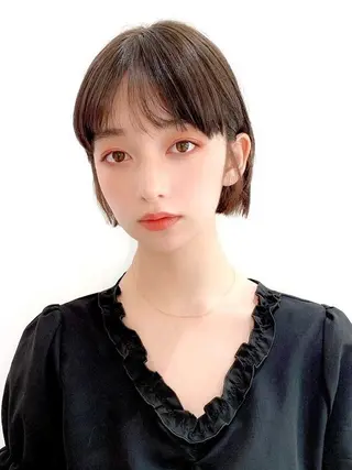 ショート JYUNESU  銀座所属・❕縮毛矯正モデル 募集中❕nanaのヘアスタイル