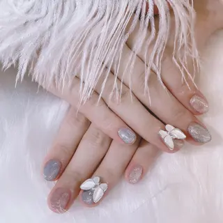 ネイル 🦋ネイルサロン ブラン🌈ゆりのネイルデザイン