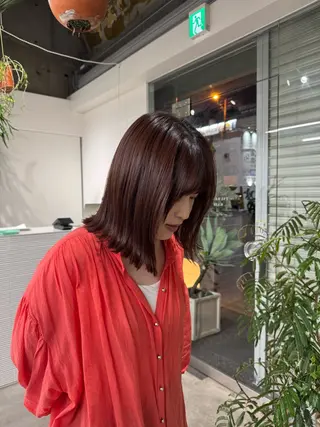 ミディアム TSUBAME HAIR所属・Yuzu .のヘアスタイル