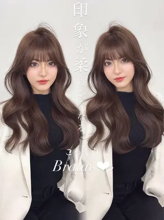 ロング 臼杵 晴のヘアスタイル