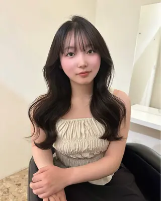 ロング メンズカット/眉カッ ト/ブリーチ/シオリのヘアスタイル