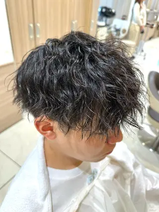 パーマ メンズ 関口 舜大のヘアスタイル