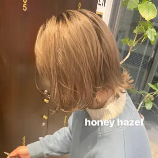 カラー M Hair Salon所属・淀屋橋レイヤーパーマ ハッシュ/ASARIのヘアスタイル