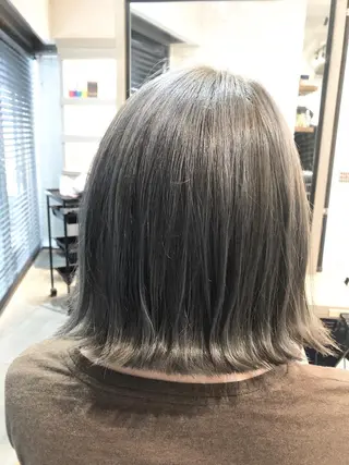 ミディアム カラー 柏/春日竜次 /髪質改善縮毛矯正のヘアスタイル