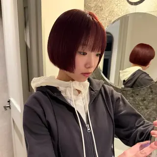 ショート カラー beni yumikoのヘアスタイル