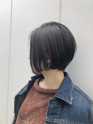 ショート カラー ノグチ ユウキ/ボブのヘアスタイル