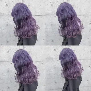 ロング カラー メンズカット/波巻き TAKUMAのヘアスタイル