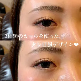 マツエク・マツパ NERU  lash&brow所属・鈴木 音瑠のマツエク・マツパデザイン