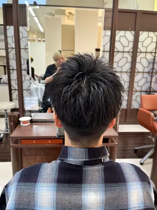 ショート メンズ AROH men's cut&men's perm 船橋店所属・🧊メンズ特化🧊 高木航希のヘアスタイル