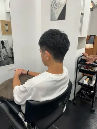 ショート メンズ ヤマザキ アヤメ 【シベルバレー横浜】のヘアスタイル