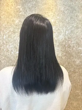 ロング カラー アベ ミスズのヘアスタイル