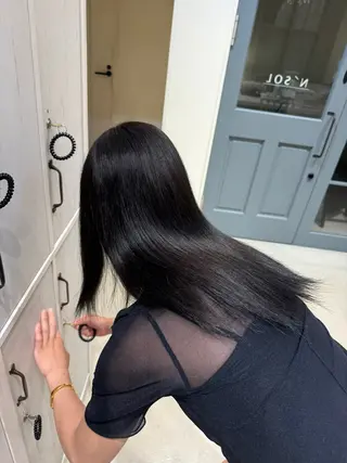 セミロング 太田 千尋のヘアスタイル