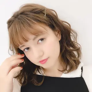 ミディアム ヘアアレンジ マンツーマン施術🫧 アレンジ/RINAのヘアスタイル