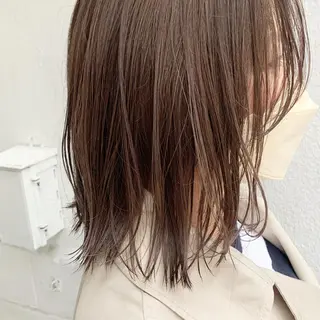 ミディアム フリーランス 美容師 cayocoのヘアスタイル