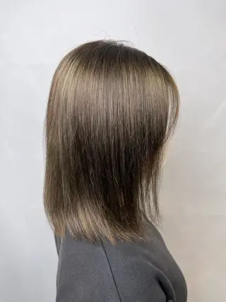 ミディアム カラー 松尾 乾伸のヘアスタイル