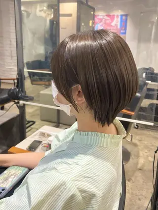 ショート カラー 【韓国風くびれヘア】 joule小木曽輝のヘアスタイル