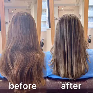 ミディアム カラー KIZU 髪質改善 オカルト怪談のヘアスタイル