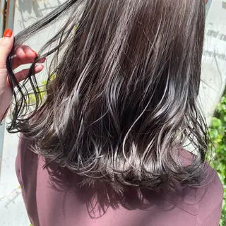 ミディアム カラー Legami 熊本(レガーミ)所属・清村 和音のヘアスタイル