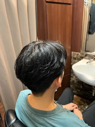 ショート ヒロ銀座新橋店所属・ヒロ銀座　さかうえ ひかる💈のヘアスタイル