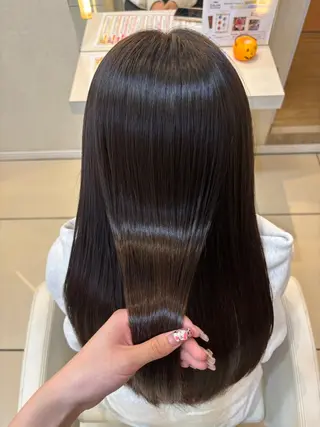 セミロング はらだ すずのヘアスタイル