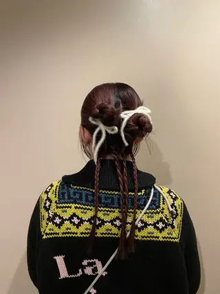 ロング ヘアアレンジ UNBIRTHDAY MIUのヘアスタイル