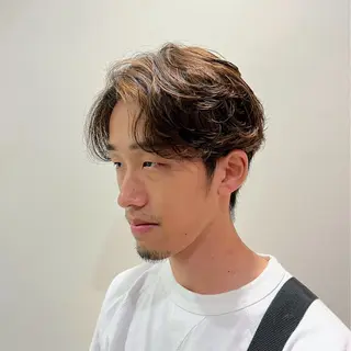 パーマ メンズ Chic 押上 山口 卓朗のヘアスタイル