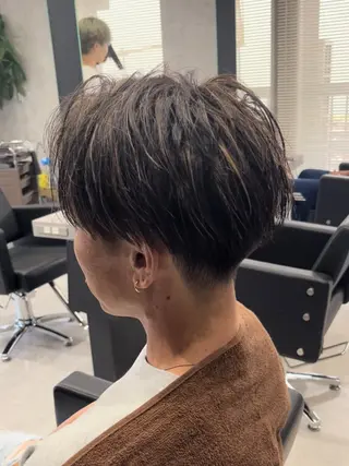 ショート カラー メンズ 【店長】メンズ職人 短髪　ハイトーン🔥のヘアスタイル