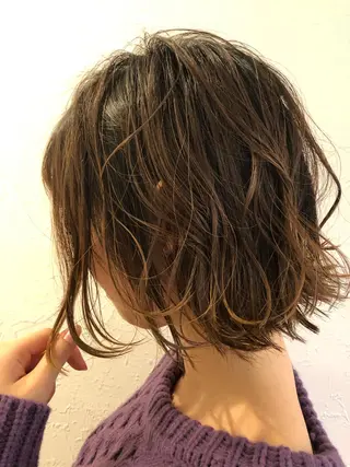 ミディアム カラー m ā l o. マァロのヘアスタイル