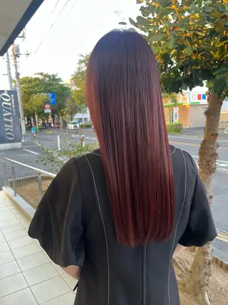 カラー hair and beauty QUATRO 赤塚店所属・QUATROカラー 予約‪のヘアスタイル