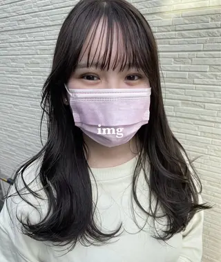 韓国ヘア/レイヤー 顔周りカット/ユキナのヘアスタイル