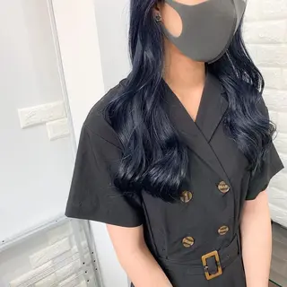 ロング カラー TONE所属・透明感カラー/ 韓国ヘア/縮毛矯正のヘアスタイル