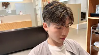 ショート カラー パーマ labyrinthノーブル所属・再現性No.1西村 雄太のヘアスタイル