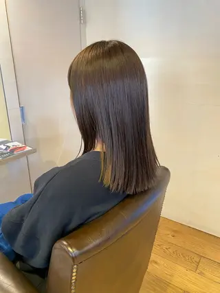 ミディアム カラー 𝐍𝐚𝐭𝐚𝐥𝐢𝐞所属・つくばNATALIE alisaのヘアスタイル