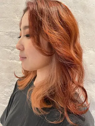 セミロング シモカワ マシロのヘアスタイル