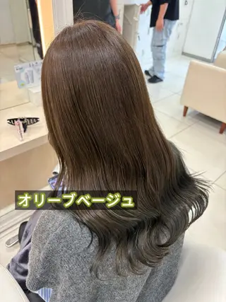 ミディアム カラー 髪質改善/艶カラー/ メンズパーマ/鈴木のヘアスタイル