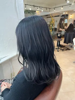 セミロング カラー 💛ハイトーン💛 りむのヘアスタイル