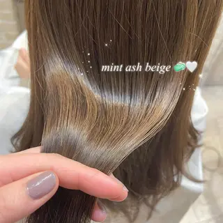 セミロング 𝙢𝙞𝙮𝙪🎀 girly hairのヘアスタイル