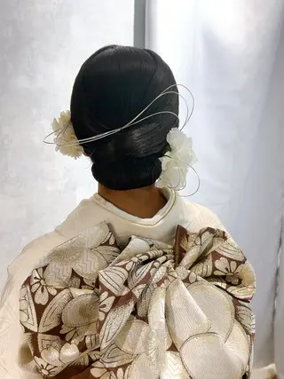 セミロング ヘアアレンジ 池田 みのりのヘアスタイル