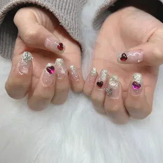 セミロング HANA うるののネイルデザイン