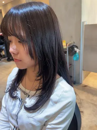 ロング カラー ラフィスヘアードープ所属・👑髪質改善wカラー /ハイトーン/アユカのヘアスタイル