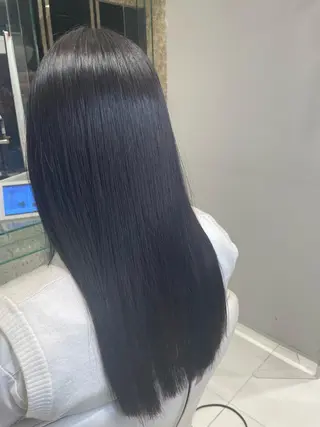 セミロング 中川/縮毛矯正/ 高羽　克明のヘアスタイル